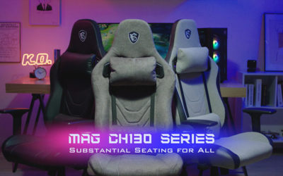 MSI presenta sus sillas gaming MAG CH130 Series