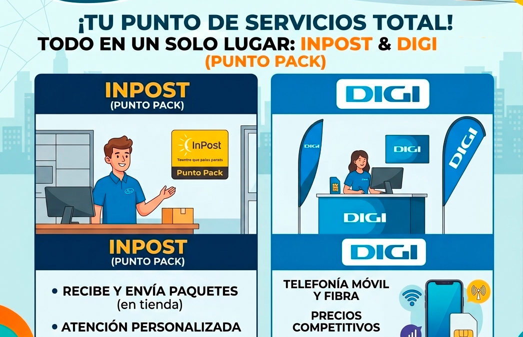 Paqueteria y Telefonia